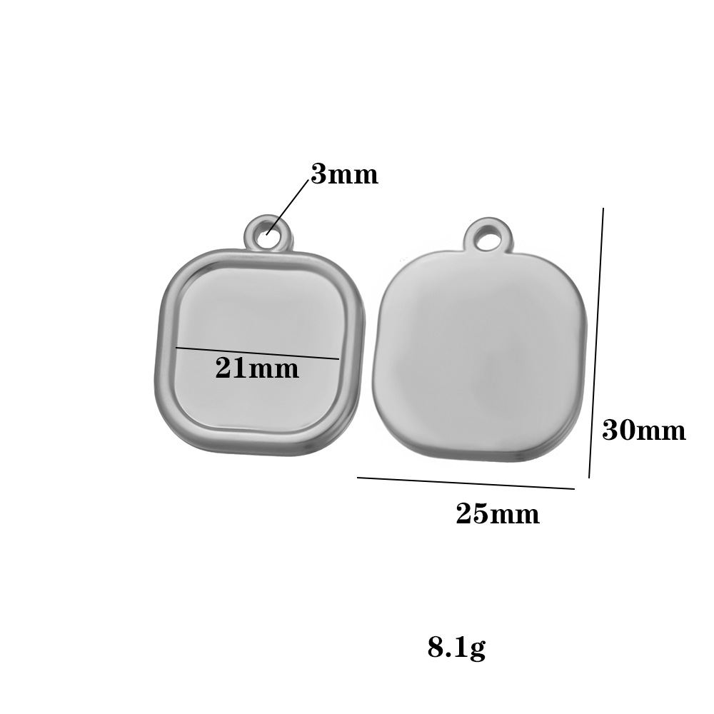 Steel-colored base – 21mm wide