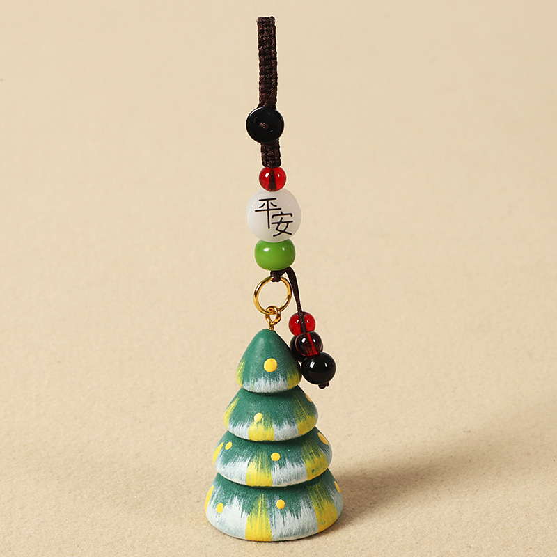 Wood carving christmas tree-safe style