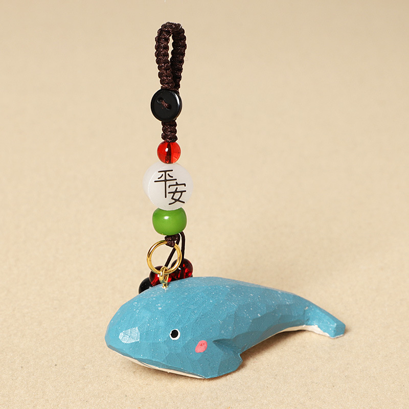 Wood carving whale-safe model