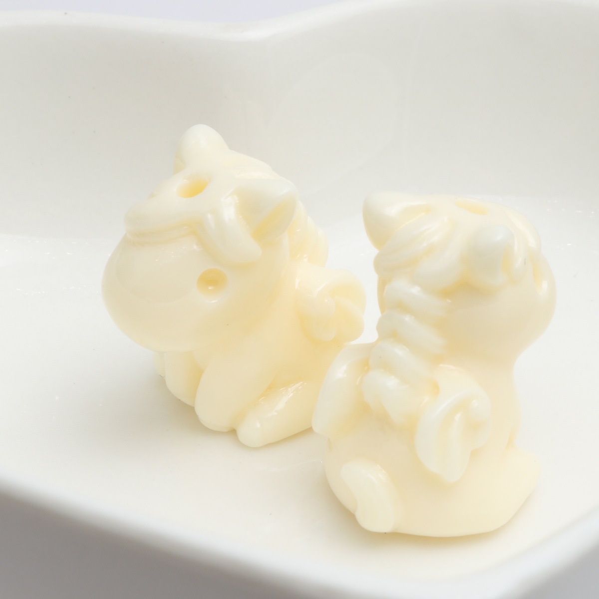 Milky white