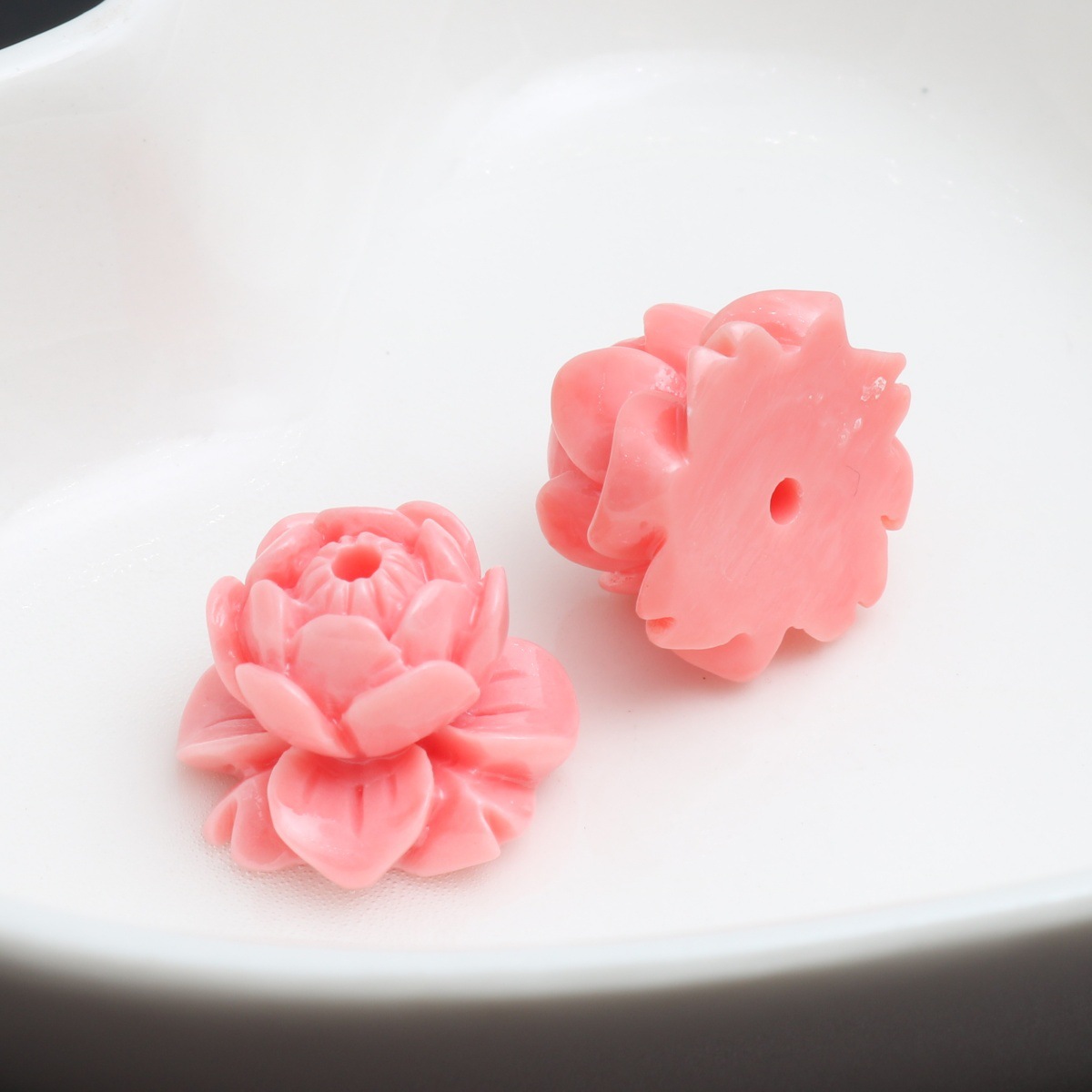 Watermelon red lotus stand 9*15mm
