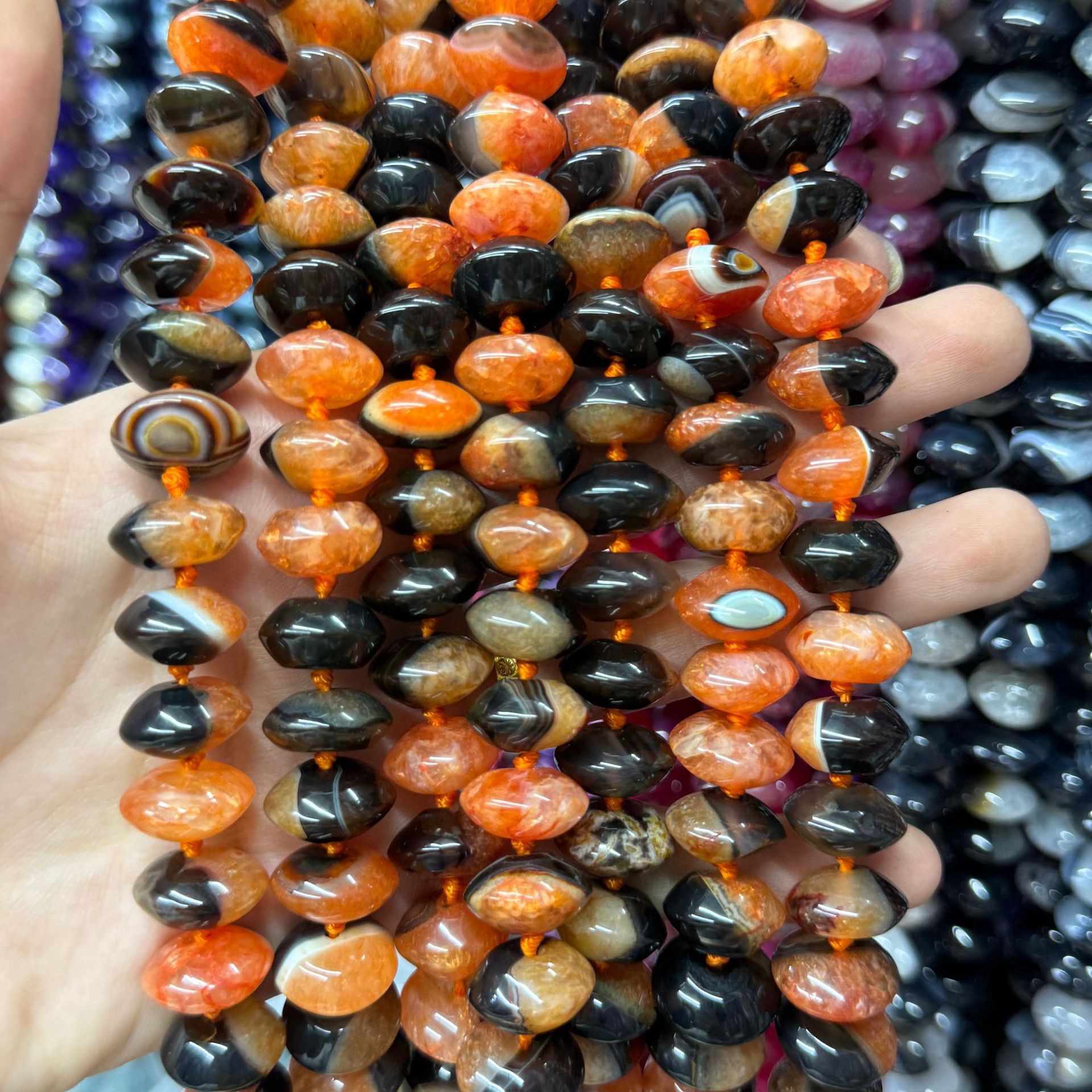 orange black