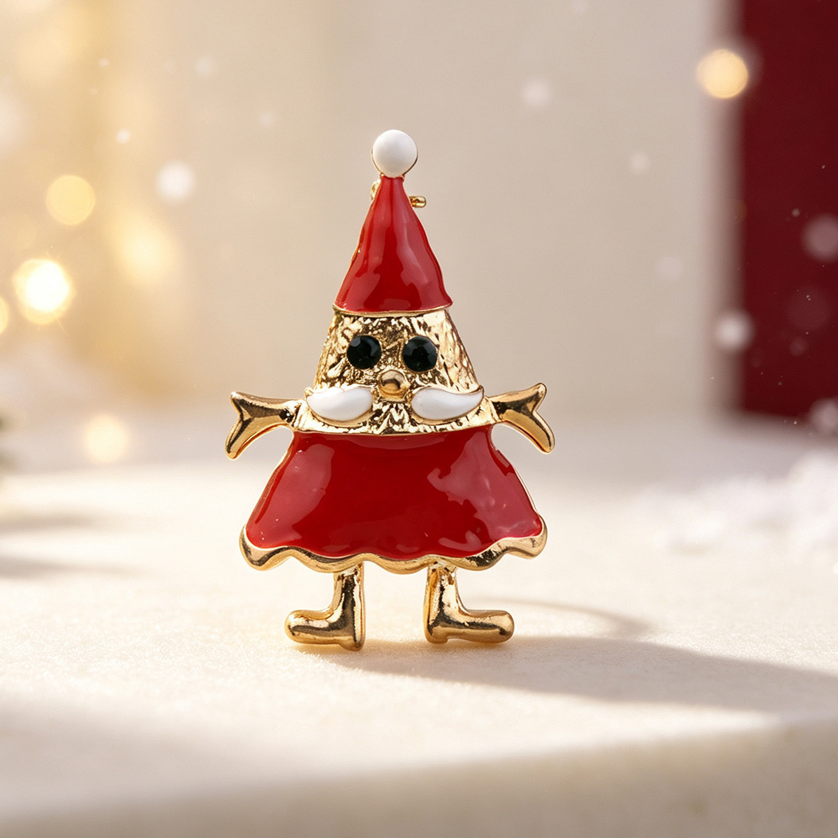 6 Santa Claus brooches