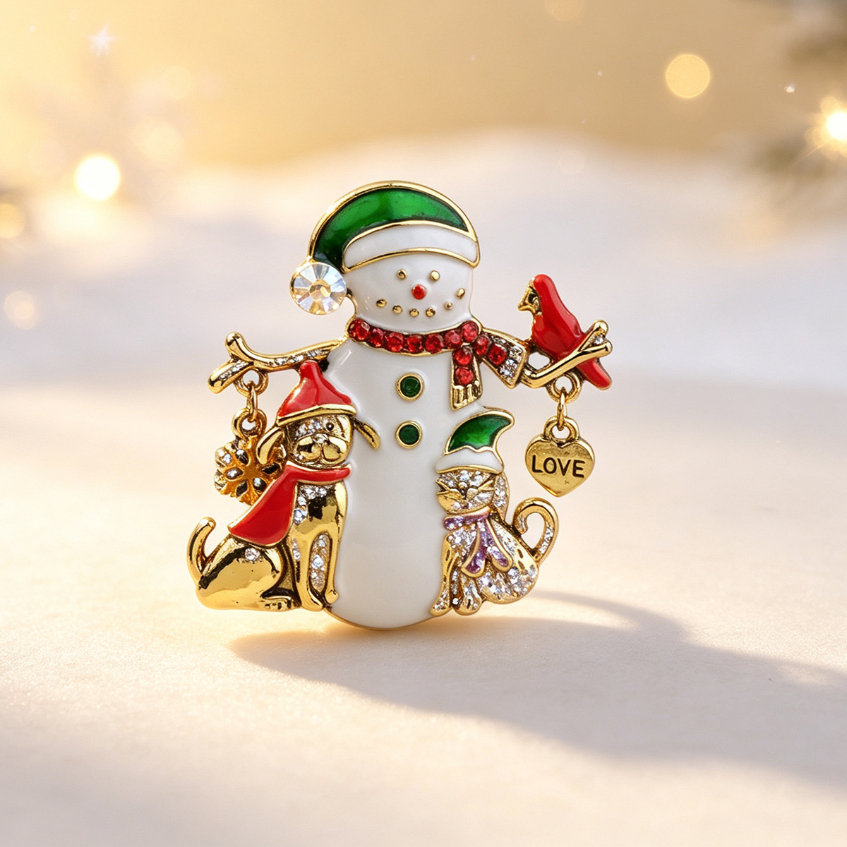 11 Velvet Winter Companion Brooch