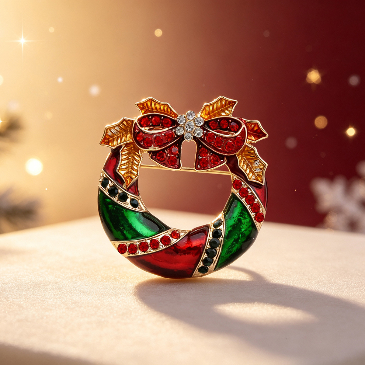 17 Gift Bow Brooch