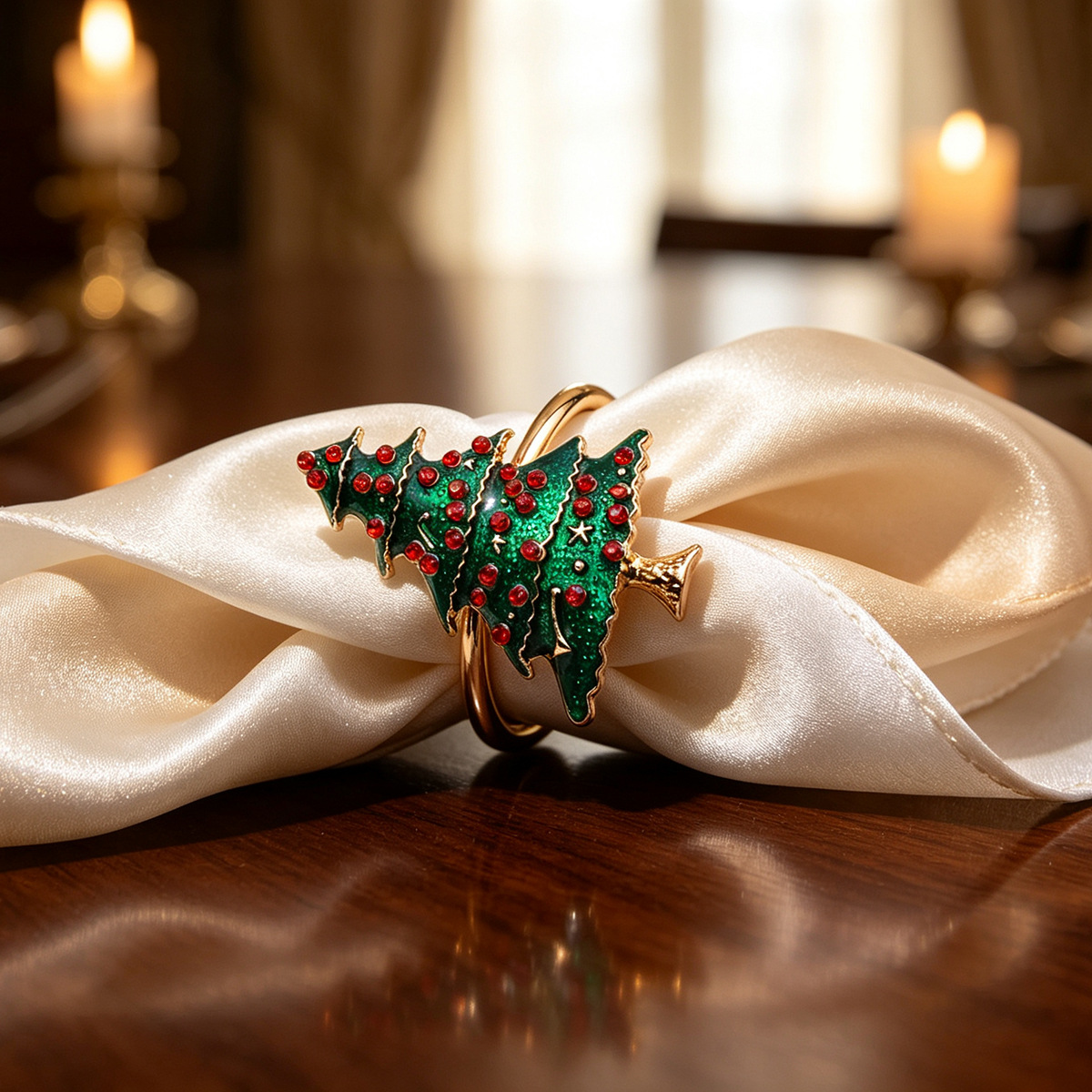 Christmas tree napkin ring