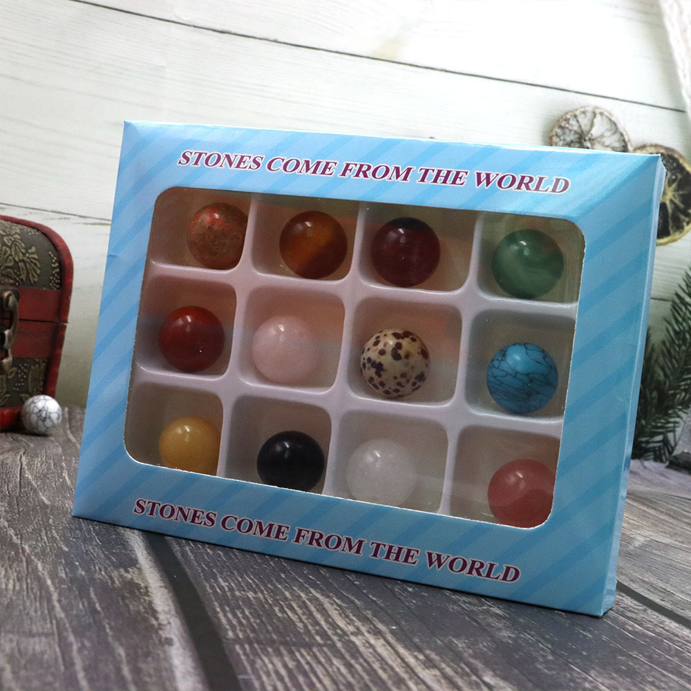 Natural stone ball blind box [random color]