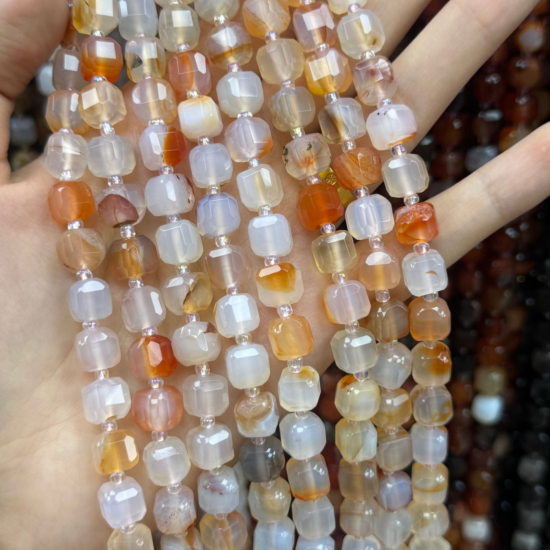 Ink Red Agate