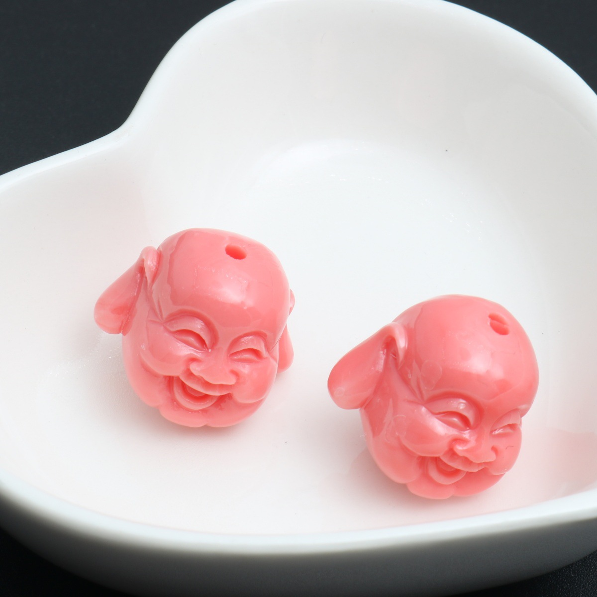 Watermelon red buddha head 18*20mm