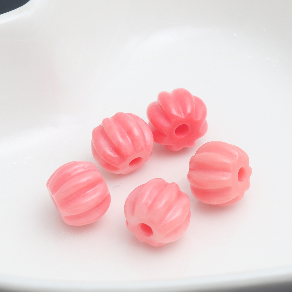 Watermelon red pumpkin 6*8mm