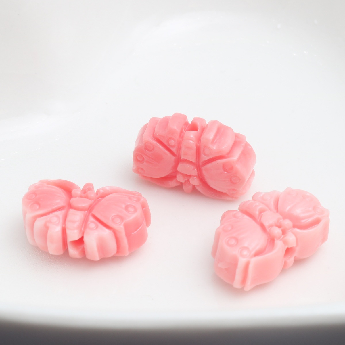 Watermelon red butterfly 8*12mm