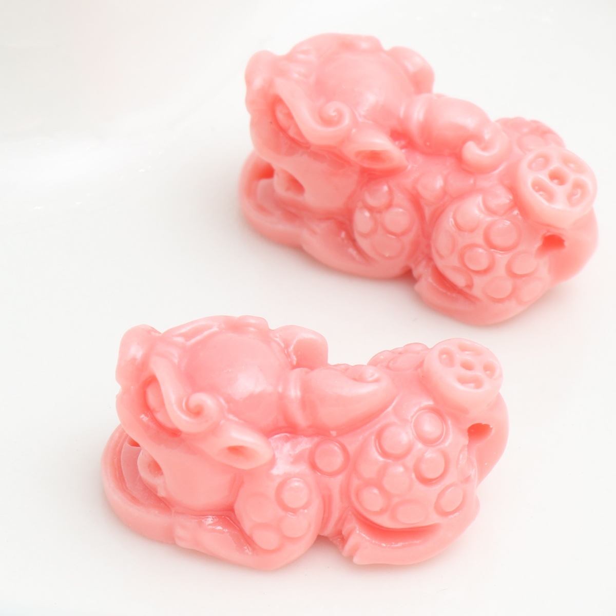 Watermelon red pixiu 22mm