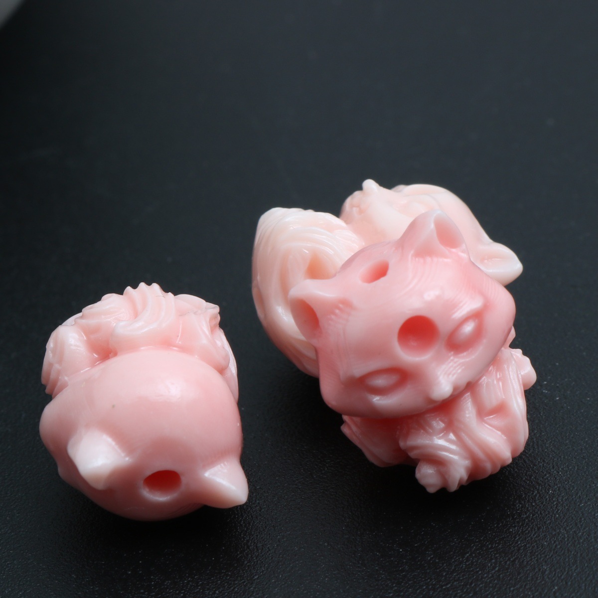 Watermelon red nine-tailed fox 14.5mm