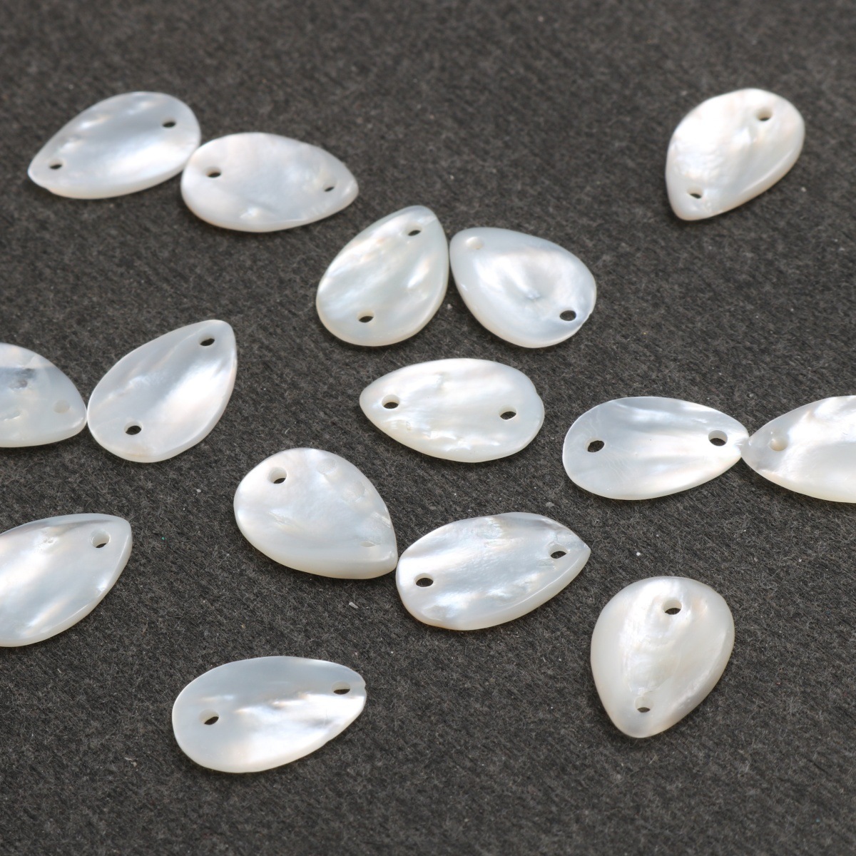 White double hole water drop