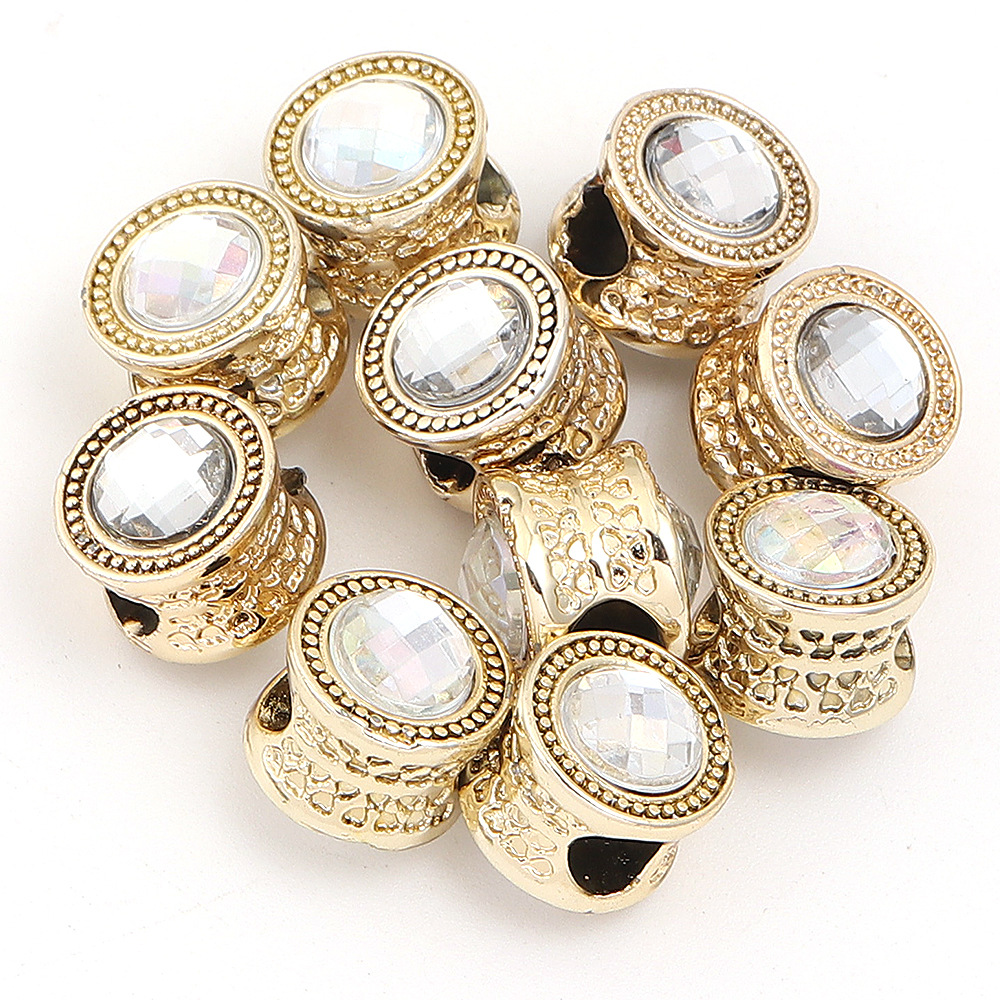 Transparent double-sided diamond setting