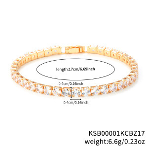 4.0KC Gold White Diamond 17cm