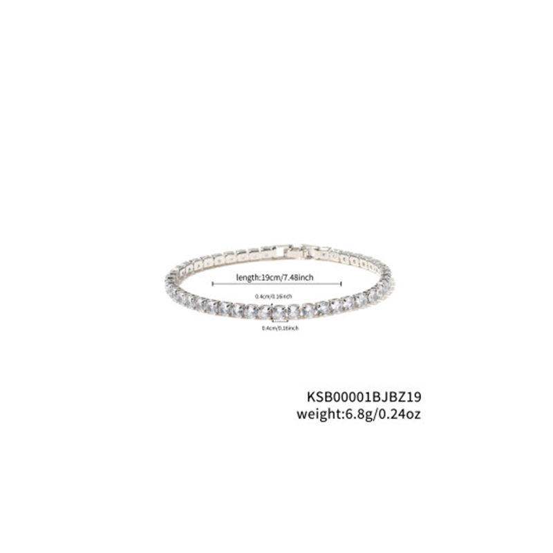 4.0 platinum white diamond-19cm