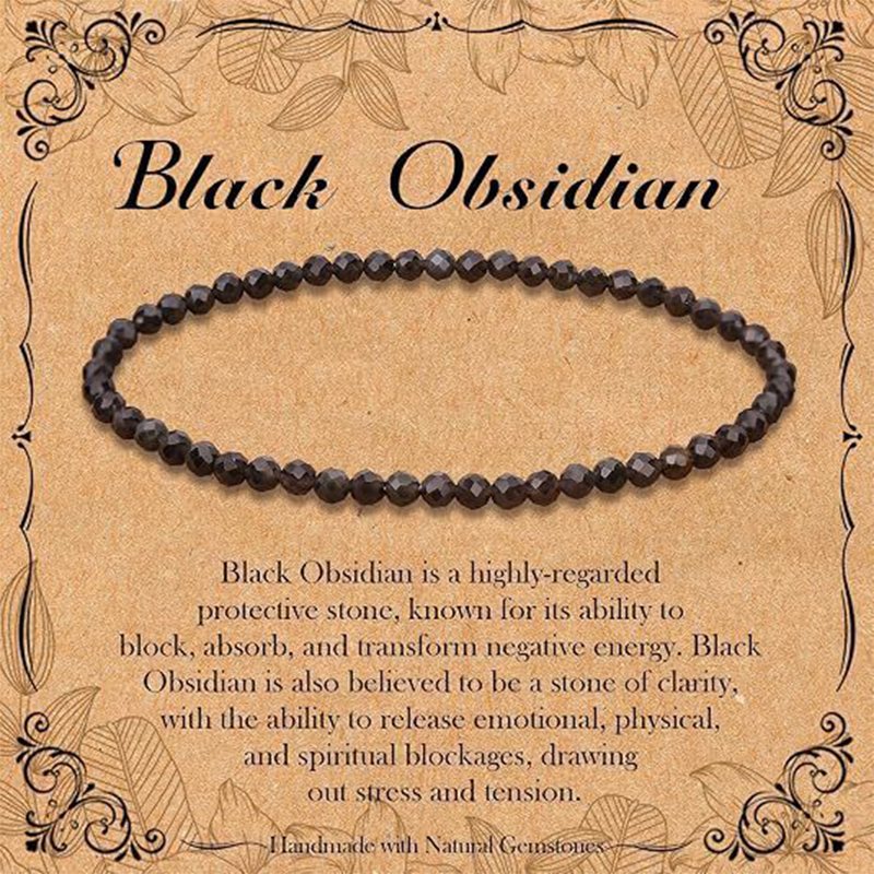 Schwarzer Obsidian