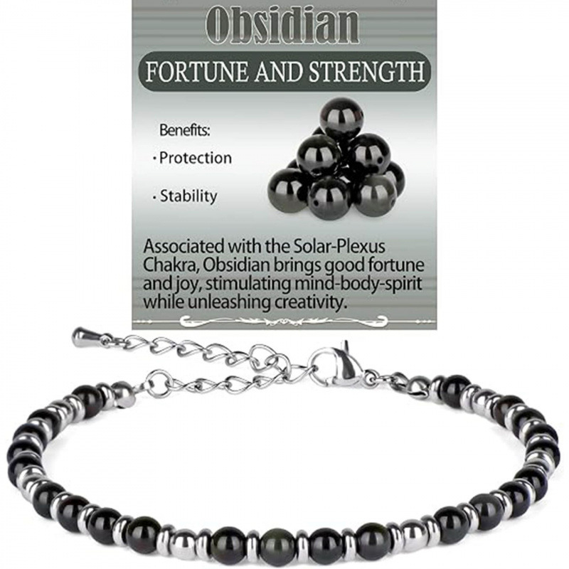 Schwarzer Obsidian
