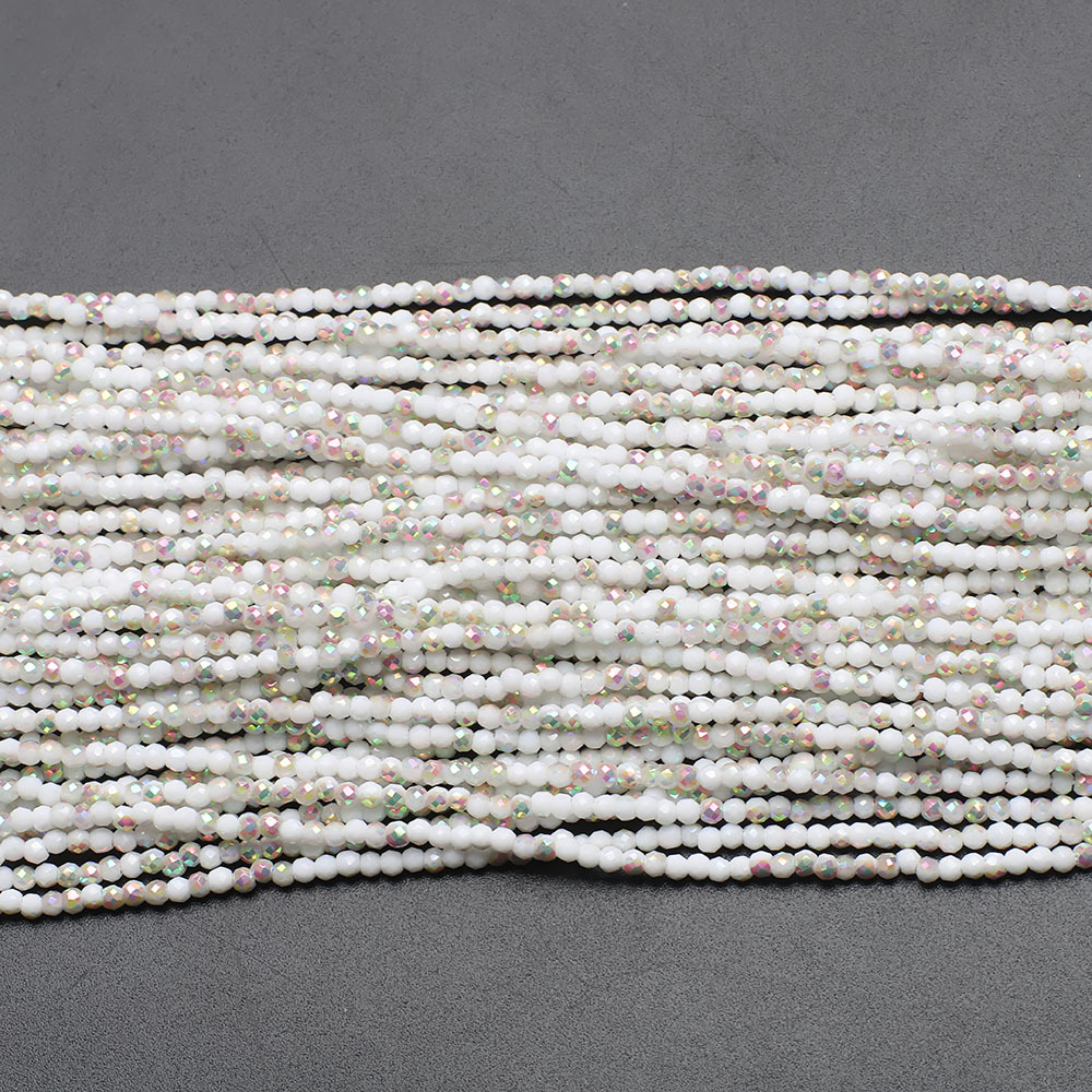 Porcelain white and half pink green