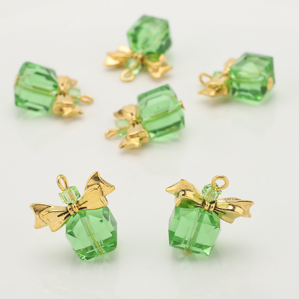 Golden bow light green