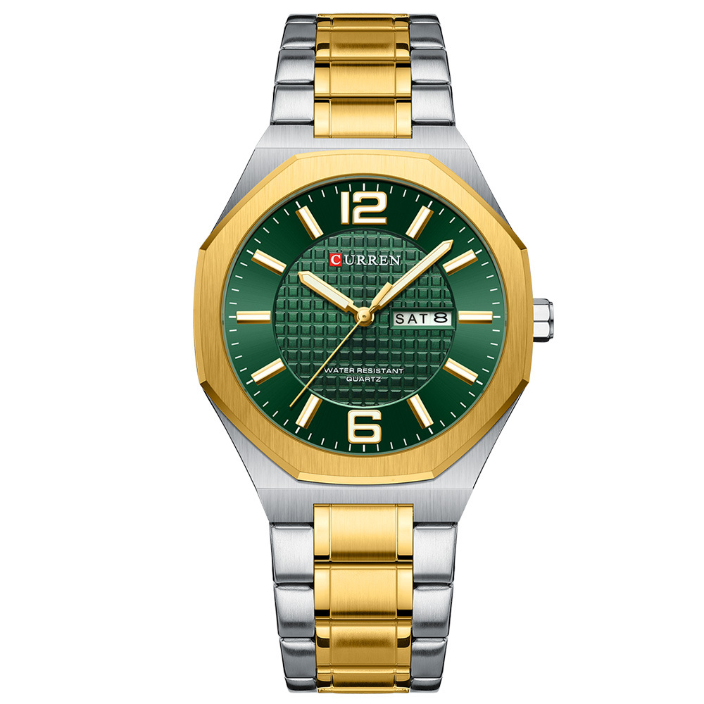 Gold x gold x green