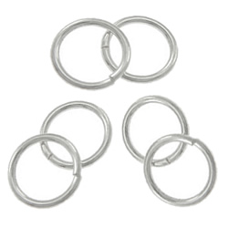 Saw Cut Sterling Silver Closed Jump Ring
