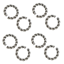 Saw Cut Stainless Steel Closed Jump Ring