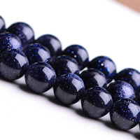 Blue Goldstone Beads