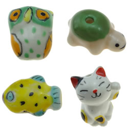 Animal Porcelain Beads