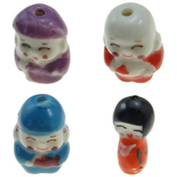 Hand Drawing Porcelain Beads