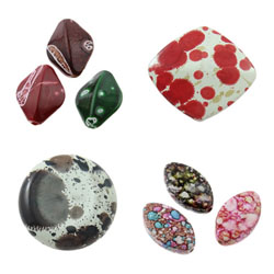 Speckled Acrylic Beads