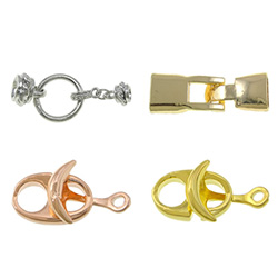 Zinc Alloy Leather Cord Clasp