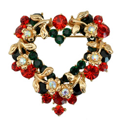 Christmas Jewelry Brooch 