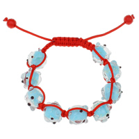 Lampwork Woven Ball Bracelets