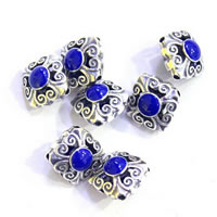 Sterling Silver Cloisonne Beads