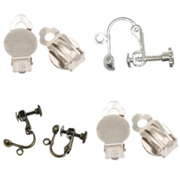Iron Clip On Earring Finding