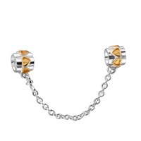 Sterling Silver European Safety Chain