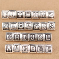 Thailand Sterling Silver European Alphabet Beads