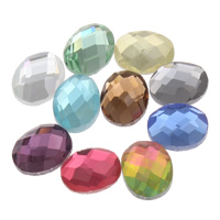 Faceted Glass Cabochon