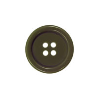 四つ穴のプラスチック製のボタン