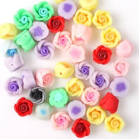Flower Polymer Clay Beads