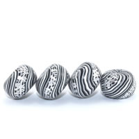Rondelle Polymer Clay Beads