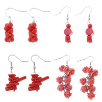 Coral Drop Earring
