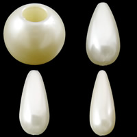 Imitations perles en plastique