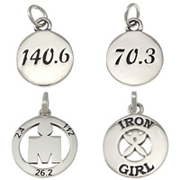 Sterling Silver Message Pendant