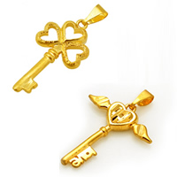 Brass Key Pendants