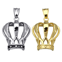 Stainless Steel Crown Pendant