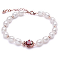 Crystal Pearl Bracelets