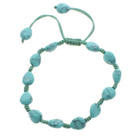 Turquoise Woven Ball Bracelets